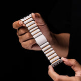 Furper Apple Watch Ultra Chain Straps 49mm, Twisted Rubber Titanium Band Apple Watch Band Furper 