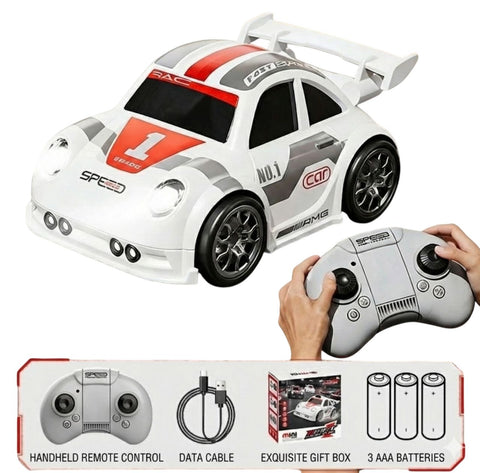 Furper Automatic Car Avoidance Desktop Drift Multifunctional Induction RC Car With Follow Mode, Large Screen Smart Sensor RC Car Furper White 