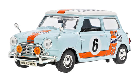 Furper BMW 1961-1967 Morris Mini Cooper Editions Model Toy Car Toy Car Furper InGulf Light Blue 