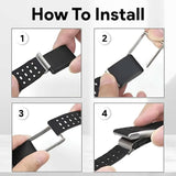Furper Breathable Silicone Soft Sports Loop Adjustable Replacement Strap for Whoop 5.0 Whoop Strap Furper 