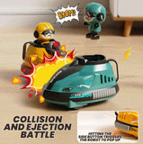 Furper Bumper Car Go Kart Ages 3+ Remote Control Pop Up Vehicle Toy RC Car Furper 