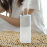 Furper Car Humidifier, Double-Port Spray, Air Purifier In The Car, Aromatherapy With Ambient Light Humidifier Furper 