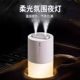 Furper Car Humidifier, Double-Port Spray, Air Purifier In The Car, Aromatherapy With Ambient Light Humidifier Furper 