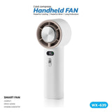 Furper Cold compress Handheld FAN WX-639 Adjustable wind speed 100 levels, battery 3000mAh Handheld Fan Furper White 