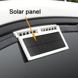 Furper CYDZSW Solar Car Exhaust Vehicle Ventilation Fan, Solar Power Air Vent Radiator Fan Car Exhaust Fan Furper 
