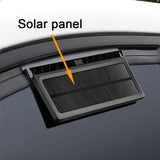 Furper CYDZSW Solar Car Exhaust Vehicle Ventilation Fan, Solar Power Air Vent Radiator Fan Car Exhaust Fan Furper 