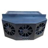 Furper CYDZSW Solar Car Exhaust Vehicle Ventilation Fan, Solar Power Air Vent Radiator Fan Car Exhaust Fan Furper 
