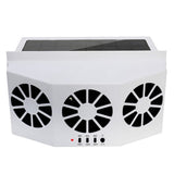Furper CYDZSW Solar Car Exhaust Vehicle Ventilation Fan, Solar Power Air Vent Radiator Fan Car Exhaust Fan Furper 