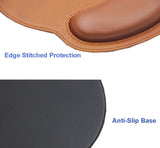 Furper Ergonomic 3D Leather Mouse Pad Embossed Logo Design Mouse Pad & Keyboard Wrist Rest Mouse pad Furper 