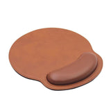 Furper Ergonomic 3D Leather Mouse Pad Embossed Logo Design Mouse Pad & Keyboard Wrist Rest Mouse pad Furper Brown Mouse Pad 