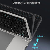 Furper Foldable Bluetooth Keyboard with Touchpad, Multi-Device Connection- iPad, iPhone, Smartphone, Laptop, and Tablet Keyboard Furper 