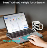 Furper Foldable Bluetooth Keyboard with Touchpad, Multi-Device Connection- iPad, iPhone, Smartphone, Laptop, and Tablet Keyboard Furper 