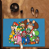 Furper Game Bros Super M-marios Gaming Mat For Kids Room Bedroom, Kitchen and Bathroom Decoration Balcony Anti-Slip Doormat Bath Mats Furper 