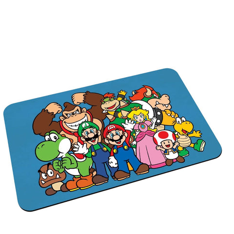 Furper Game Bros Super M-marios Gaming Mat For Kids Room Bedroom, Kitchen and Bathroom Decoration Balcony Anti-Slip Doormat Bath Mats Furper Super Marios A 