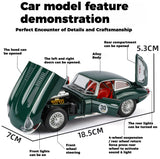Furper Green Jaguar E-Type Diecast Model 1:24 Scale Toy Car Furper 