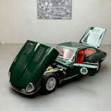 Furper Green Jaguar E-Type Diecast Model 1:24 Scale Toy Car Furper 