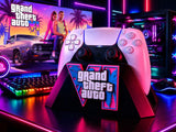 Furper GTA 6 inspired PS5 Controller Stand | 3D Printed Gamepad Holder Controller Stand Furper 
