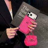 Furper Leather Card Holder iPhone 17 Phone Case Cases Furper Iphone 17 Pro Rose Pink 