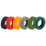 Furper Luggage Wheel Leather Cover, 8pcs Luggage Wheel Protective Cover Wheel Cover Furper 