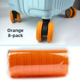 Furper Luggage Wheel Leather Cover, 8pcs Luggage Wheel Protective Cover Wheel Cover Furper 