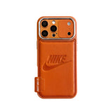 Furper Luxury Leather Phone Case for iPhone 17 Pro & Pro Max Cases Furper Orange Iphone 17 Pro 