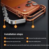 Furper Mechanical Armor Creative Metal Frame Aluminum Alloy Phone Case for iPhone 17 Pro & Max iPhone Cases Furper 