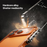 Furper Mechanical Armor Creative Metal Frame Aluminum Alloy Phone Case for iPhone 17 Pro & Max iPhone Cases Furper 