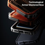 Furper Mechanical Armor Creative Metal Frame Aluminum Alloy Phone Case for iPhone 17 Pro & Max iPhone Cases Furper 