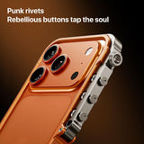 Furper Mechanical Armor Creative Metal Frame Aluminum Alloy Phone Case for iPhone 17 Pro & Max iPhone Cases Furper 