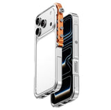 Furper Mechanical Armor Creative Metal Frame Aluminum Alloy Phone Case for iPhone 17 Pro & Max iPhone Cases Furper Silver 