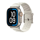 Furper Nylon Braided Nuit Single Tour Band For Apple Watch Ultra & Below 10 Series Apple Watch Band Furper Moonlight White 