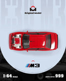 Furper Original Model 1:64 BMW E30 M3 Supreme Livery Toy Car Furper 
