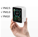 Furper PM2.5 PM1.0 PM10 Haze Particle Detector Air Quality Tester Home Office Air Quality Monitor TFT Gas Air Detector Monitor Furper 