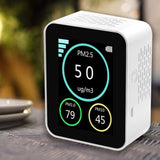 Furper PM2.5 PM1.0 PM10 Haze Particle Detector Air Quality Tester Home Office Air Quality Monitor TFT Gas Air Detector Monitor Furper 