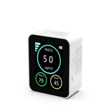 Furper PM2.5 PM1.0 PM10 Haze Particle Detector Air Quality Tester Home Office Air Quality Monitor TFT Gas Air Detector Monitor Furper White 