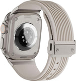 Furper Premium Strap for Apple Ultra Watch 44/45/46/49mm, Soft Silicone Sports Strap, Robust Replacement Strap with Metal Connector Silicone Apple Watch Band Furper 