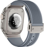 Furper Premium Strap for Apple Ultra Watch 44/45/46/49mm, Soft Silicone Sports Strap, Robust Replacement Strap with Metal Connector Silicone Apple Watch Band Furper 