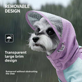 Furper Small Dog Special Four-Leg Waterproof Breathable Lightweight Hiking Travel Raincoat Jacket Anti-Stain for Small Breeds Schnauzer Dog Raincoat Furper 