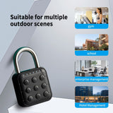 Furper Smart Padlock With Fingerprint Or Passcode Inteligentes Stainless Steel and Brass Door Types Door lock Furper 