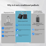 Furper Smart Padlock With Fingerprint Or Passcode Inteligentes Stainless Steel and Brass Door Types Door lock Furper 