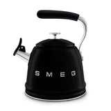 Furper SMEG 50's Retro Style Stovetop Whistling Kettle 2.3 L Water Kettle Furper Black 