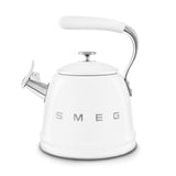 Furper SMEG 50's Retro Style Stovetop Whistling Kettle 2.3 L Water Kettle Furper White 