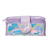 Furper Smiggle - Double Layer Pencil Case Smiggle Furper Purple Unicorn 