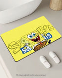 Furper Spongebob SquarePants Bath Floor Mats Diatomaceous Earth Bathroom Non-slip Mat Cartoon Shower Room Rug Super Absorbent Bath Mats Furper 