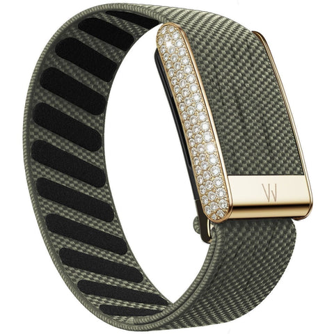 Furper Suitable for Whoop 5.0 Watch Strap Elastic Nylon Wristband with Metal Frame Adjustable Sports Band Whoop Strap Furper Green 