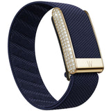 Furper Suitable for Whoop 5.0 Watch Strap Elastic Nylon Wristband with Metal Frame Adjustable Sports Band Whoop Strap Furper Navy 