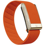 Furper Suitable for Whoop 5.0 Watch Strap Elastic Nylon Wristband with Metal Frame Adjustable Sports Band Whoop Strap Furper Orange 