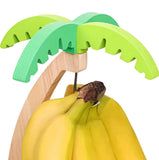 Furper Tropical Palm Tree Wood Countertop Banana Hanger Banana Hanger Furper 