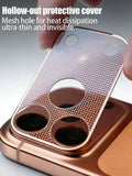 Furper Ultra-Thin Metal Nickel Sheet Hollow Phone Lens Protective Film, Compatible With Iphone 17 Pro/ 17 Pro Max Lens Protector Glass Furper 