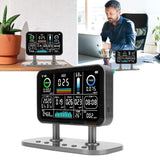 Furper Wifi 13 in 1 Air Quality Monitor Meter TVOC HCHO PM2.5 PM1.0 PM10 Temperature and Humidity Carbon Dioxide Detector Air Quality Monitor Furper 